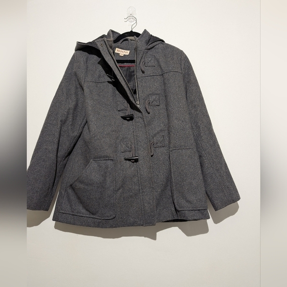 Gray Toggle Coat - Picture 4 of 12